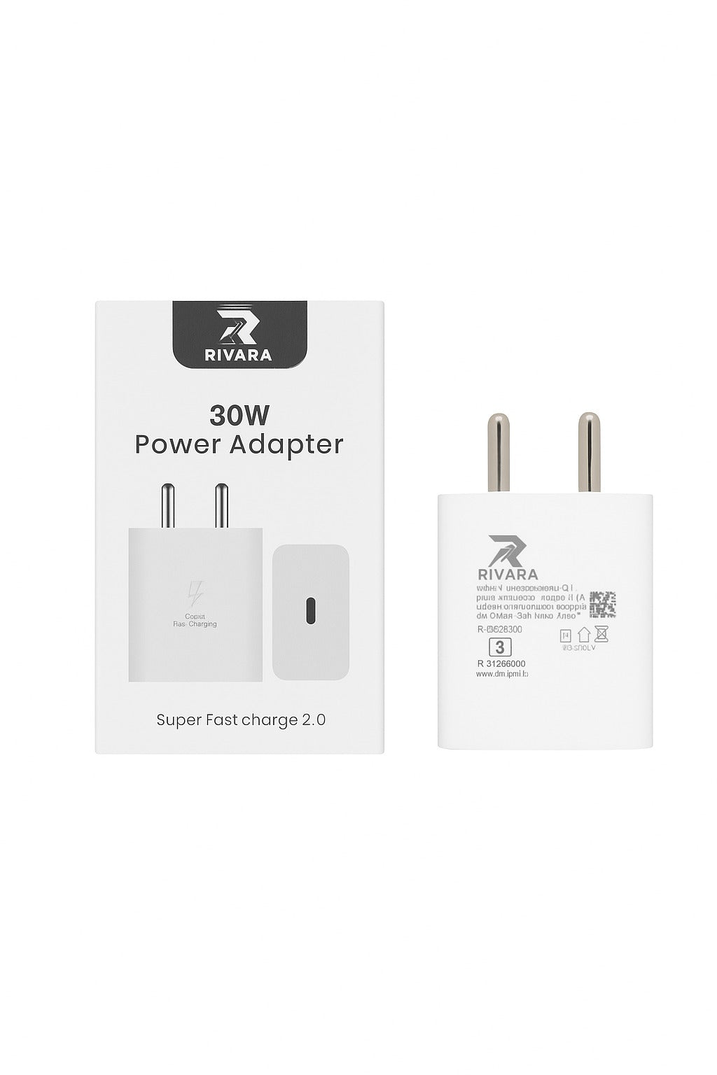 30W PD Fast Charger with Type-C Cable – Power Delivery Adapter for All Smartphones