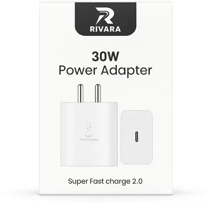 30W PD Fast Charger with Type-C Cable – Power Delivery Adapter for All Smartphones