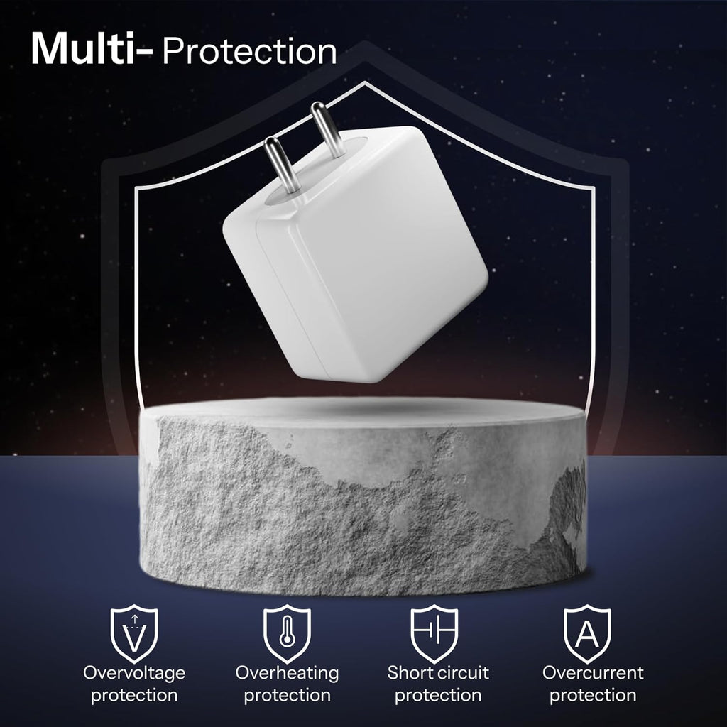 87W SuperVOOC Fast Charger (6.5A) with Detachable Cable – Universal Fast Charging Adapter