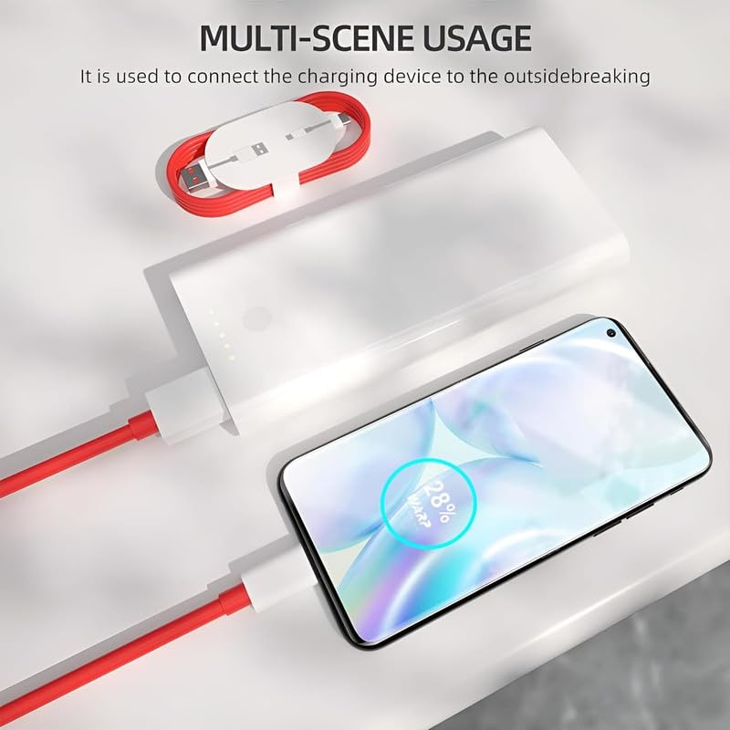 RIVARA 120W USB-A to USB-C Fast Charging Cable – Durable & High-Speed