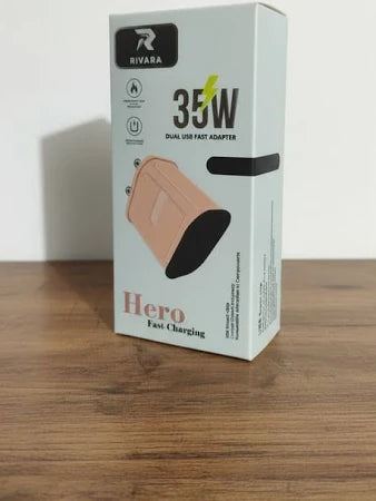 35W Dual USB Fast Charger | Smart IC | Universal Compatibility